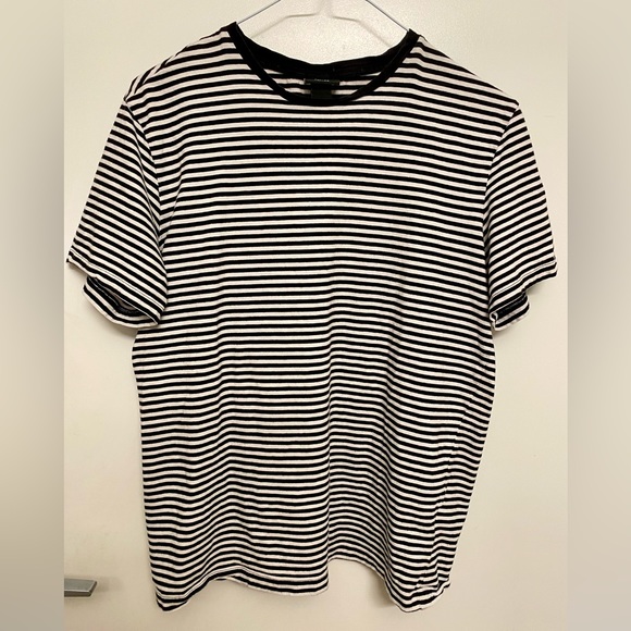 H&M Black and White Stripes Shirt - Picture 1 of 4